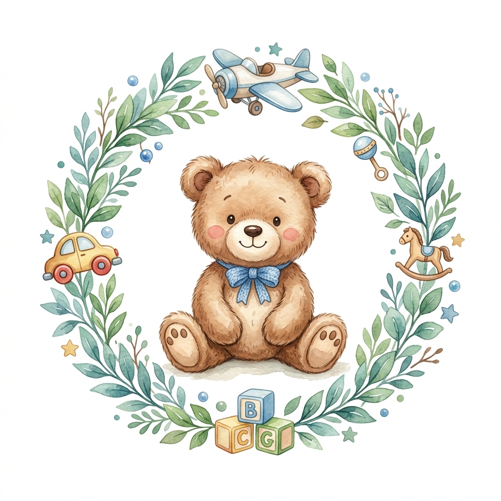Baby Shower Bear & Toys